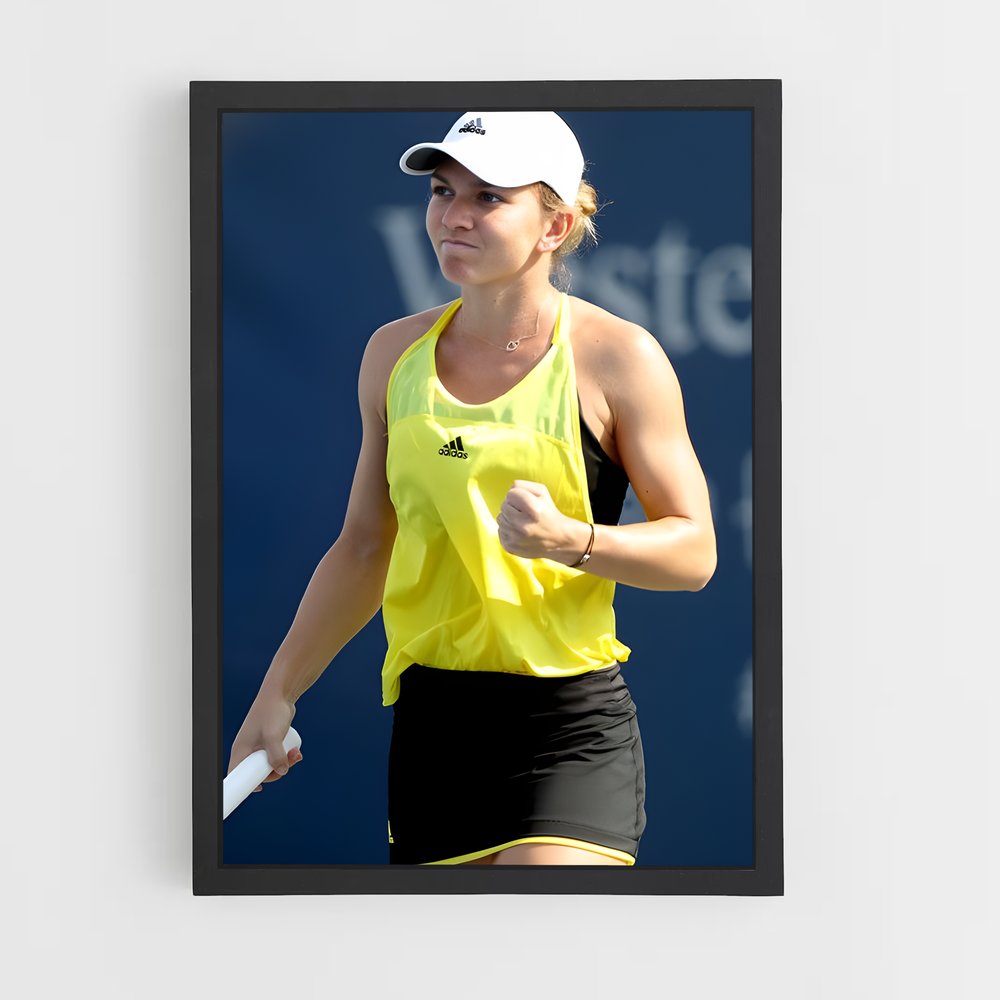 Poster Simona halep championne – affiche Tennis (vue 2)